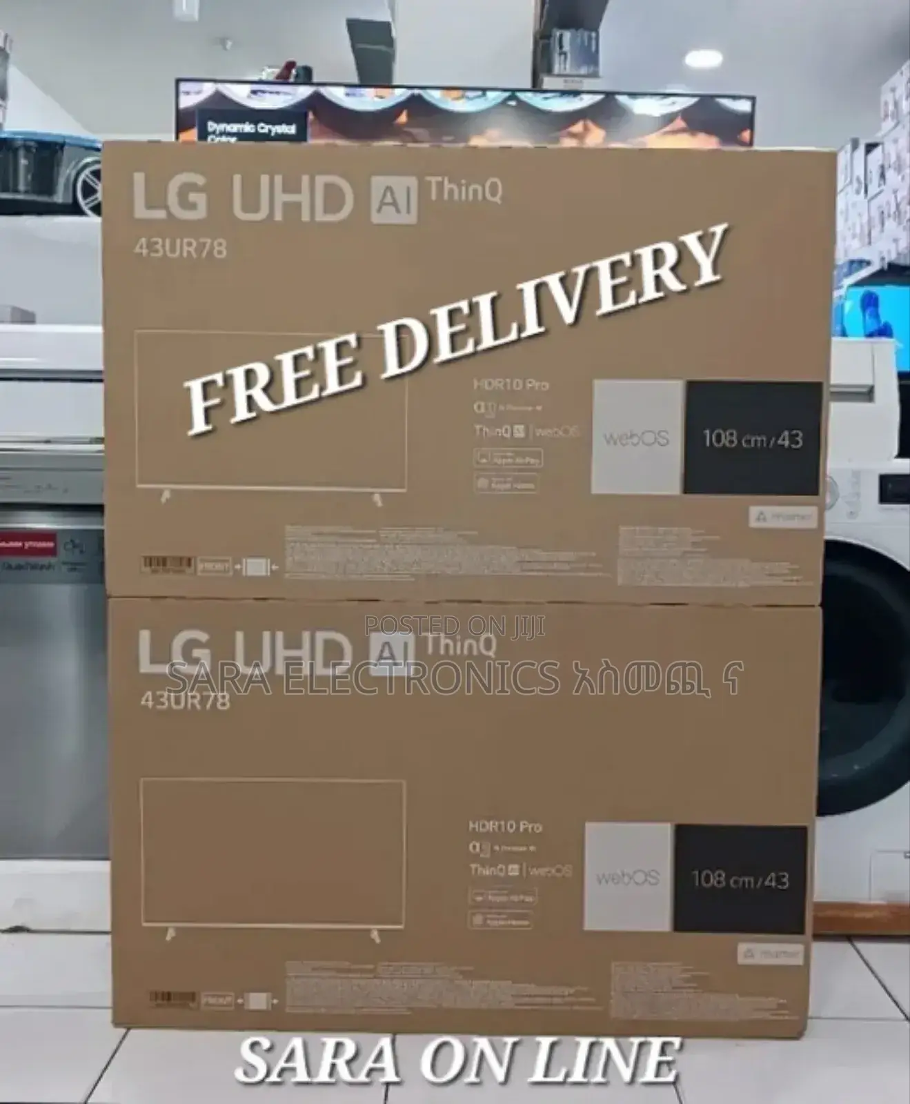 ➜Lg 43" Uhd Smart Tv Android ◈Webos Tv◈ New 2025 Free Delivery 10_year