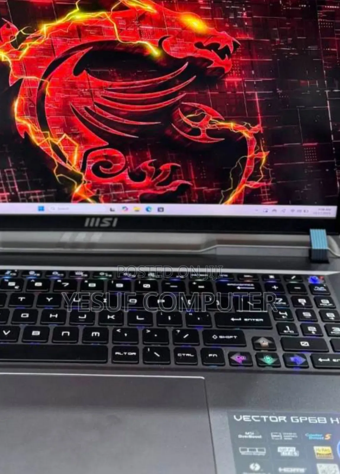 New Laptop MSI Vector GP68 HX 13V 16GB Intel Core I9 SSD 1T