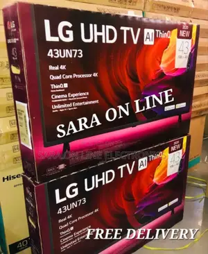 ✦Lg 43" Smart Tv ☆ New Model ☆10 Years Warranty ☆ Free Delivery ☆