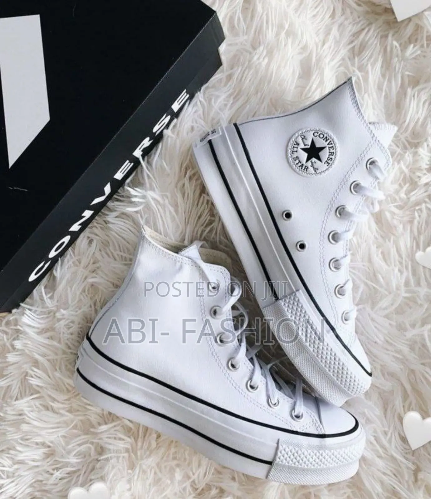 Allstar Boots White Double Sole White Colour