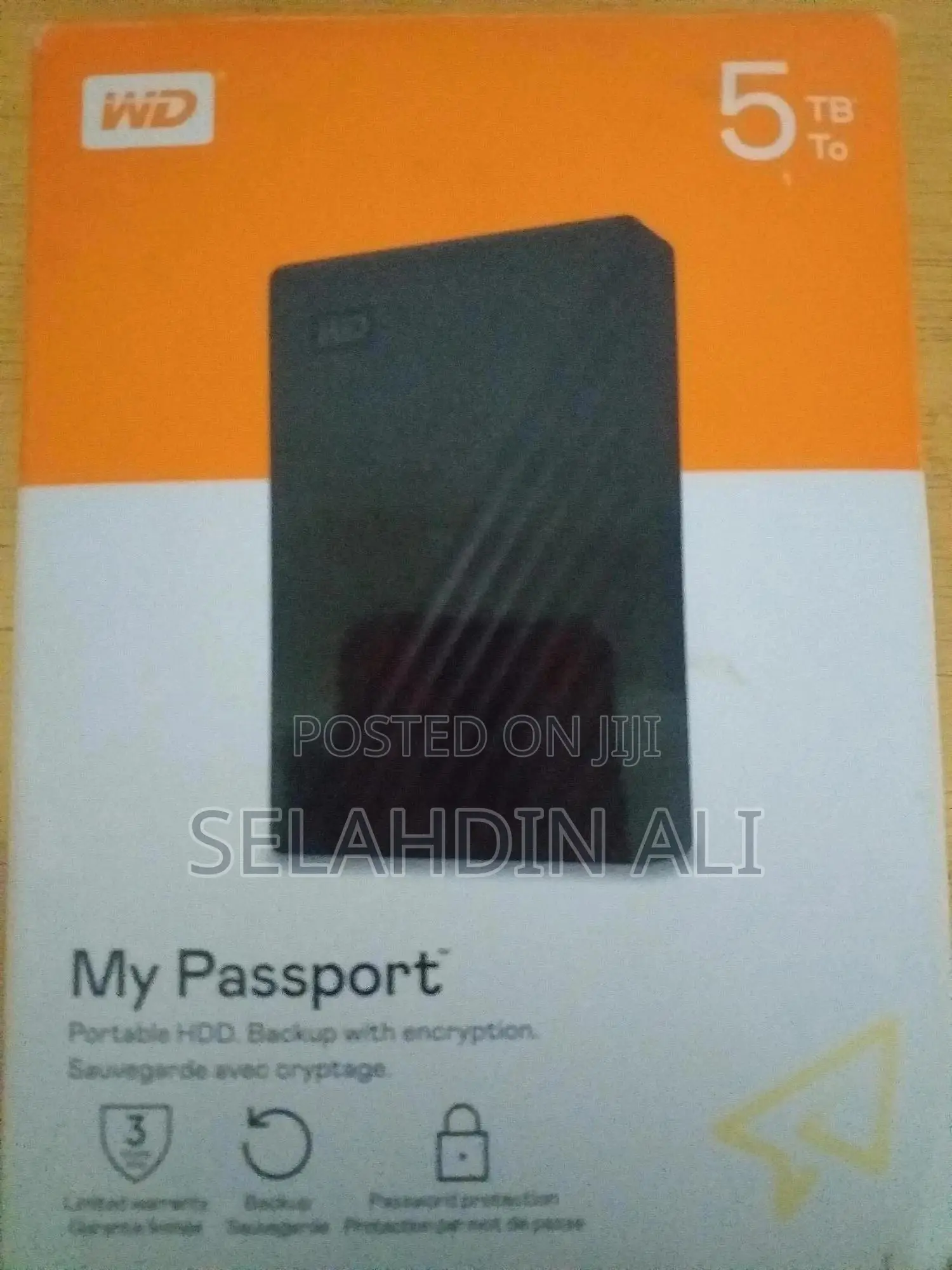 Wd My Passport 5tb Portable Hard Drive.