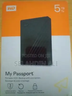 Photo - Wd My Passport 5tb Portable Hard Drive.