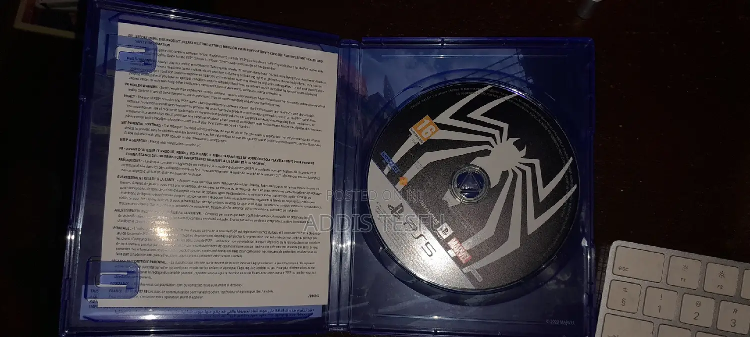 Spider-Man 2 Ps5 Disc (Barely Used)