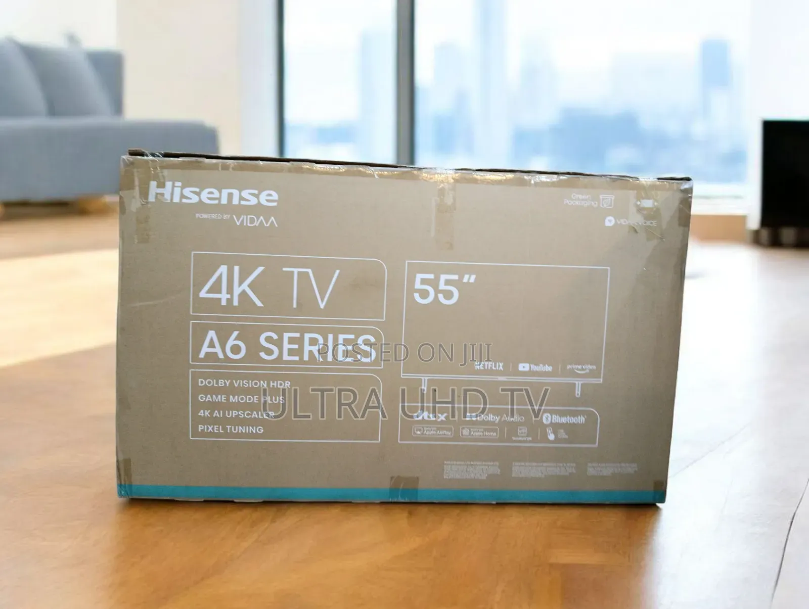 Hisense 55 Inch A6 Uhd Tv Features  Ai Up Scaling