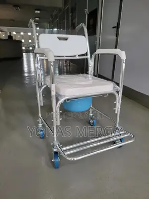 Photo - Bathroom Bedside Seating凸፱2 Wheels Come Standard With Locking Brakes.