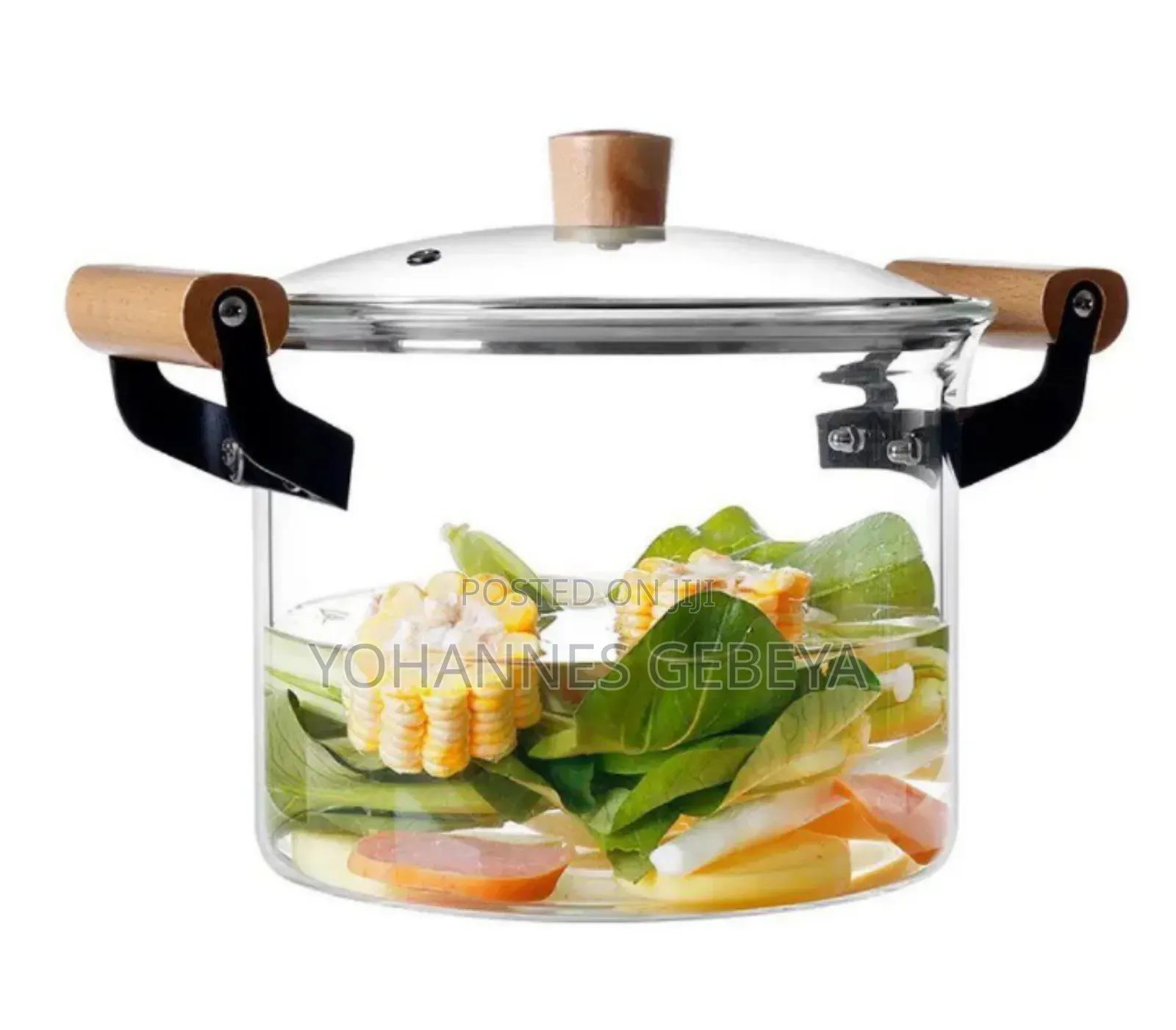 Heat Resistant Glass Pot