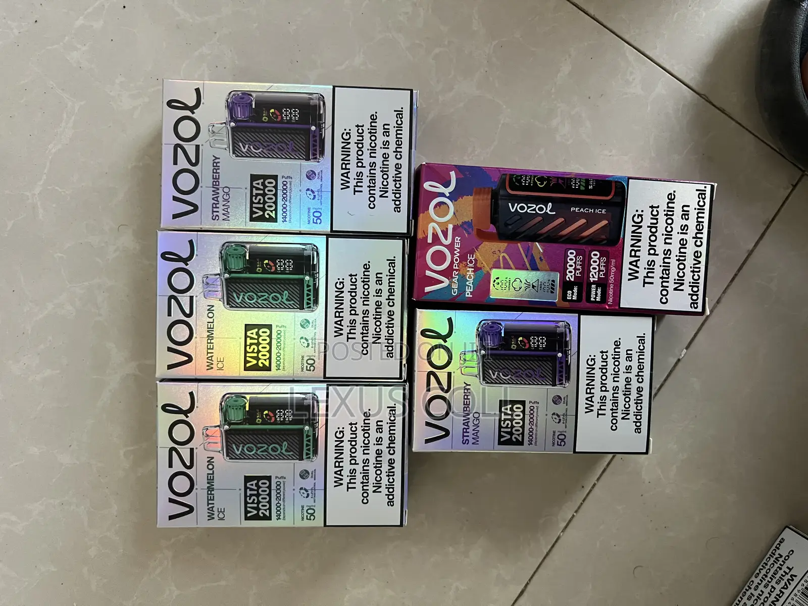 Vozol Rave 40,000 Puff Blueraz Ice