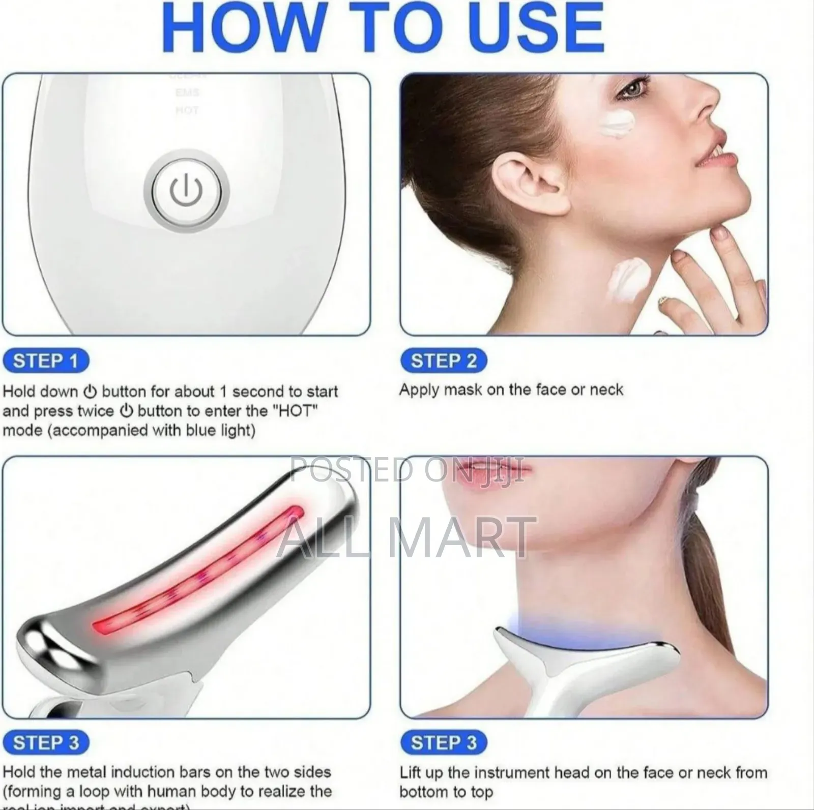Multifunctional Neck and Face Massager