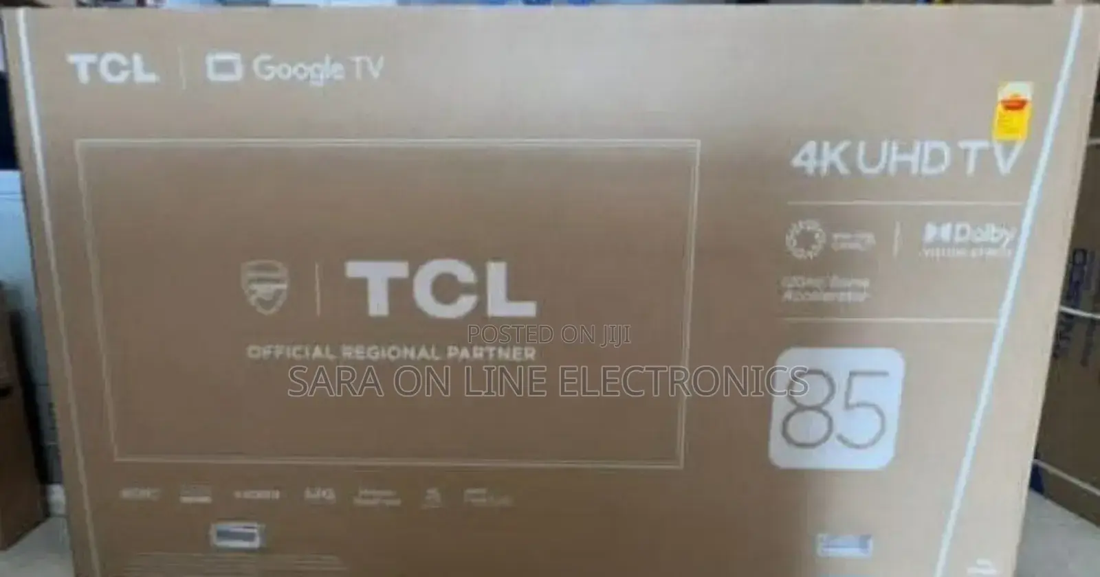 (Tcl) 85" Uhd Tv ♡New 2025♡ Free Delivery ♡10rear Real Warranty♡