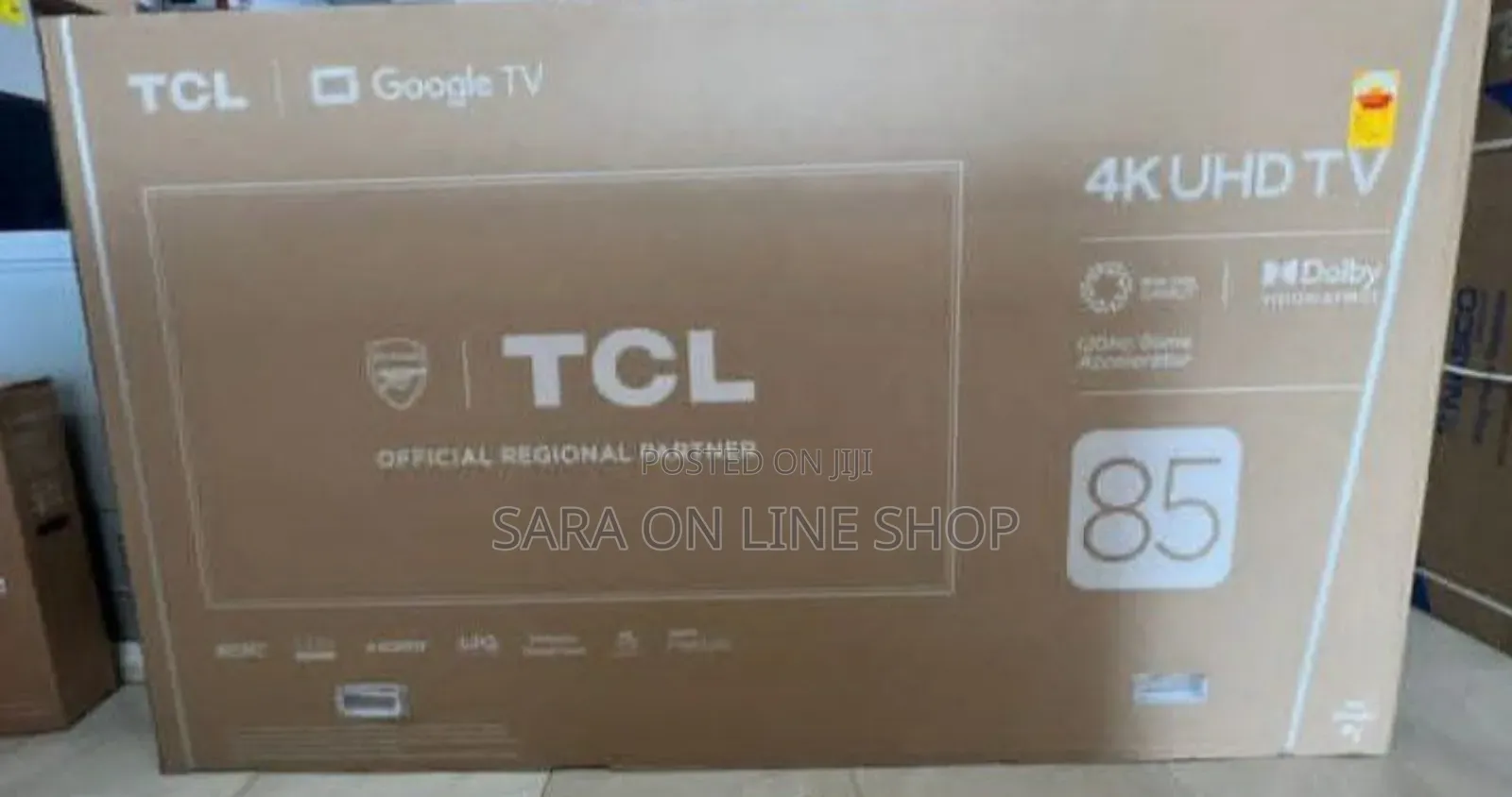 (Tcl) 85" Uhd Tv ♡New 2025♡ Free Delivery ♡10rear Real Warranty♡