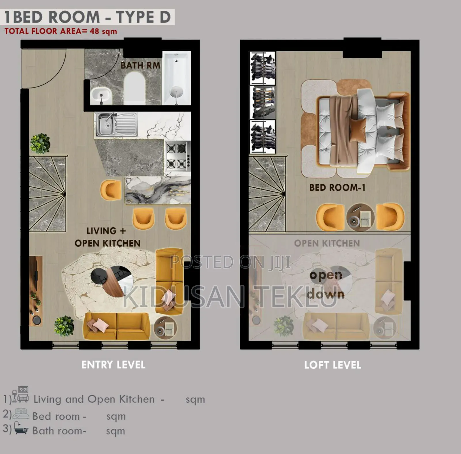 1bdrm Apartment in Metro Homes, Bole for sale