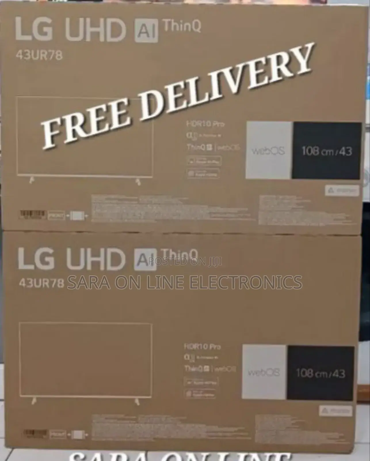 ♧Lg 43" Uhd Smart Tv♧ New 2025 ♧Free Delivery♧