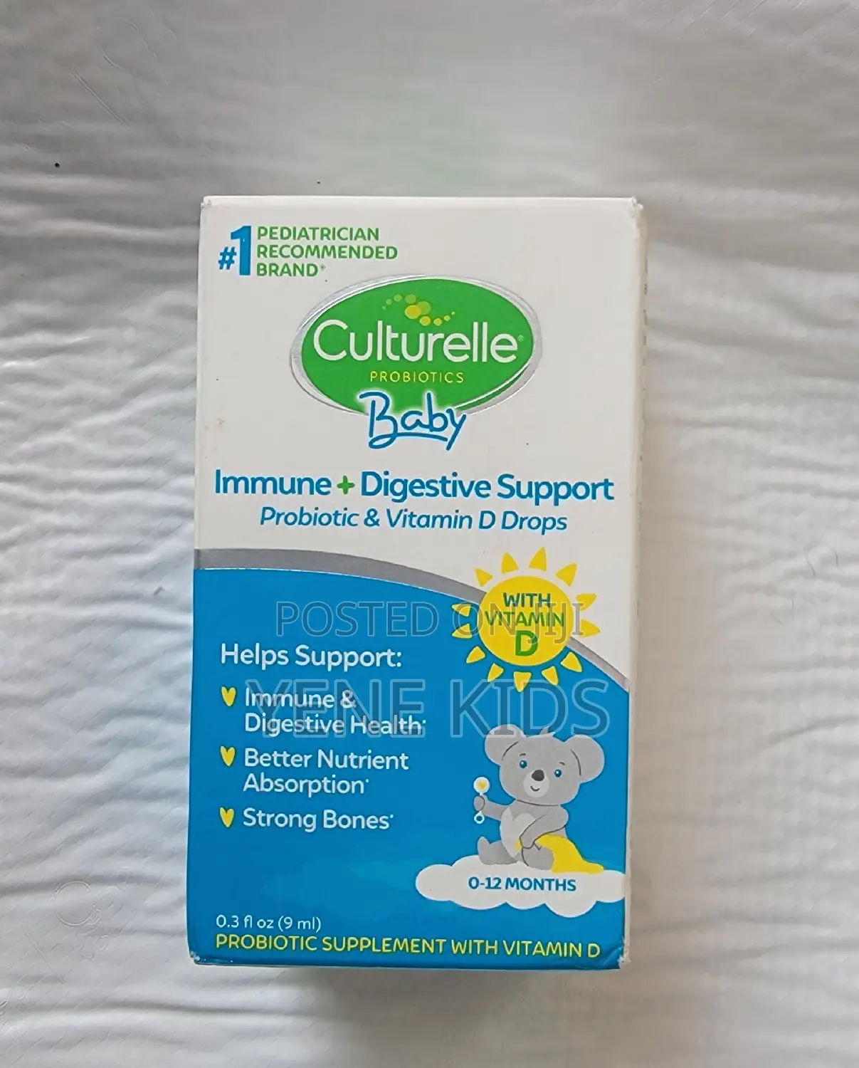 Culturelle Probiotic Baby Immune +Digestive Support Vit D Drop