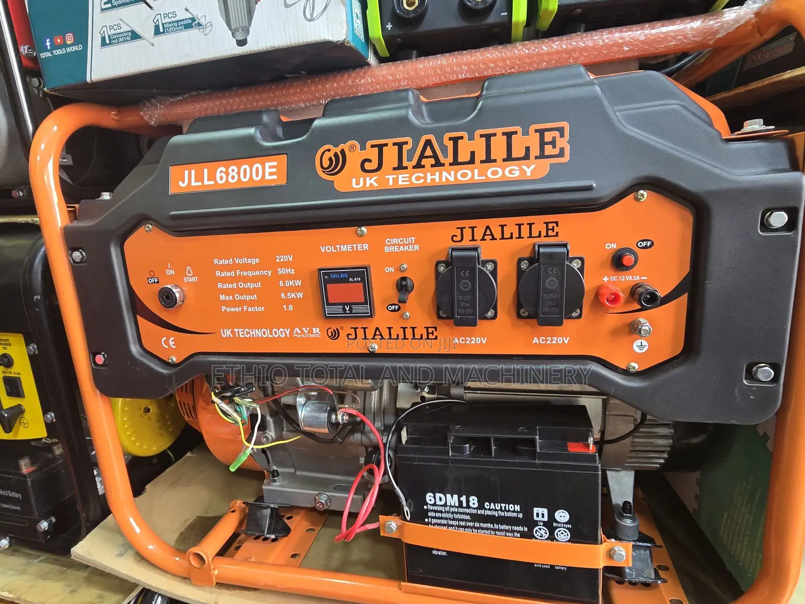 Jialile 6 Kw Gasoline Power Generator. Jll6800e