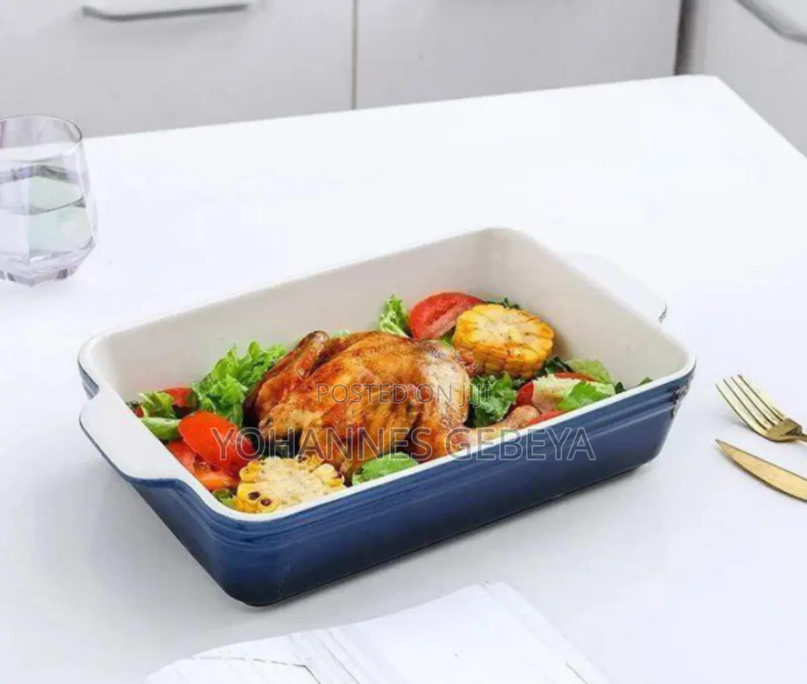 Porcelain Ceramic Baking Tray