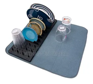 Photo - Dish Drying Rack With a Drying Mat