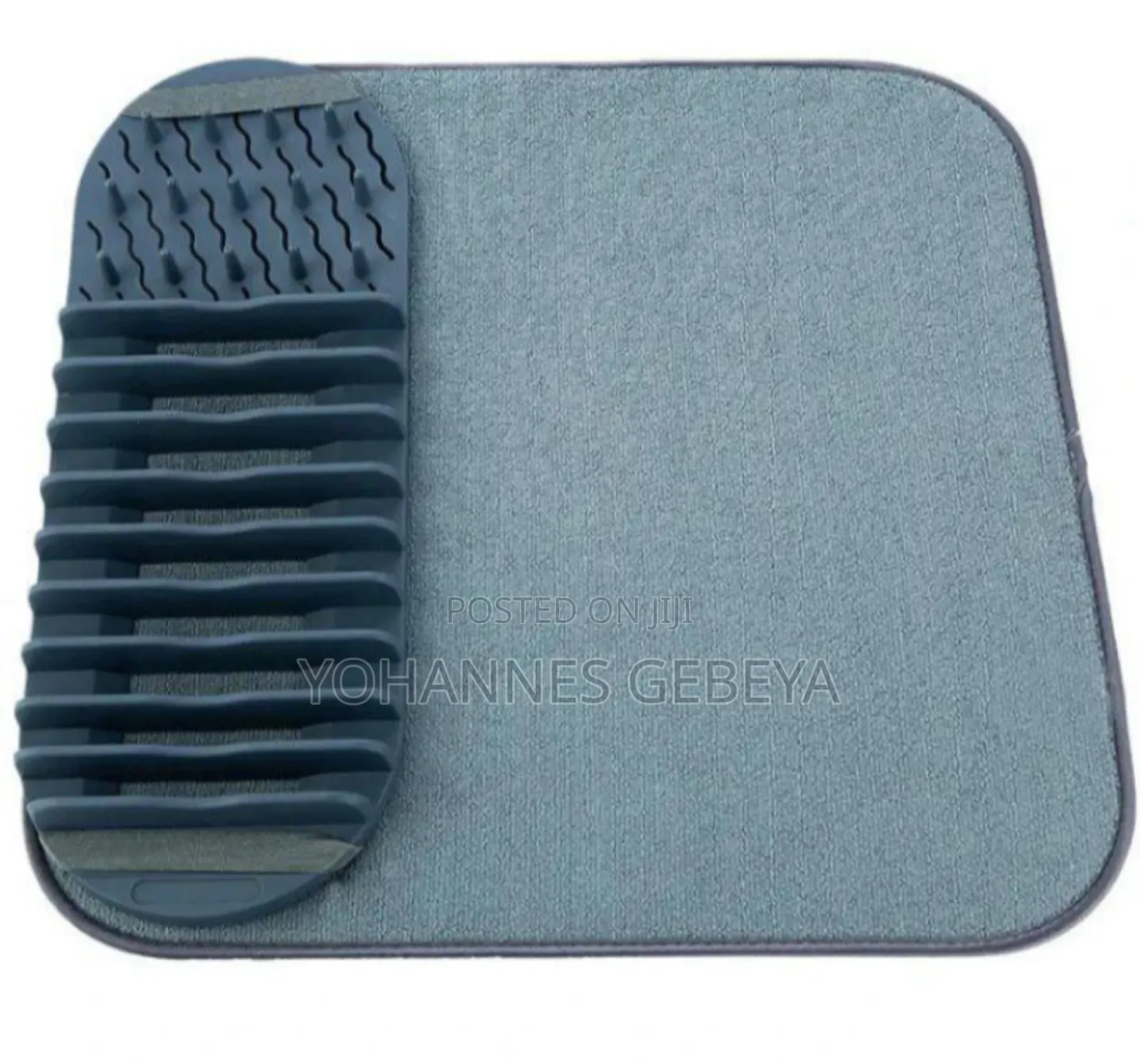 Dish Drying Rack With a Drying Mat