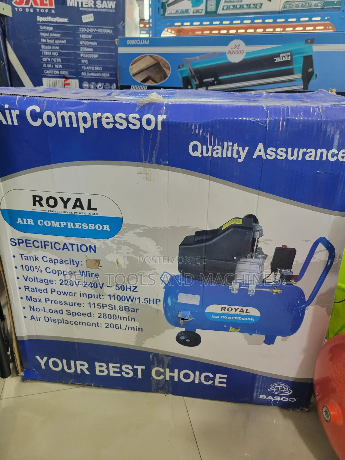 Quality Royal 50lit Air Compressor 100% Copper Wire
