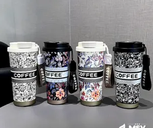 Photo - Stainless Still Coffee Mug With Straw