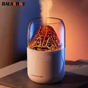 Photo - Pplastic Cylindrical Volcano Room Humidifier Diffuser 