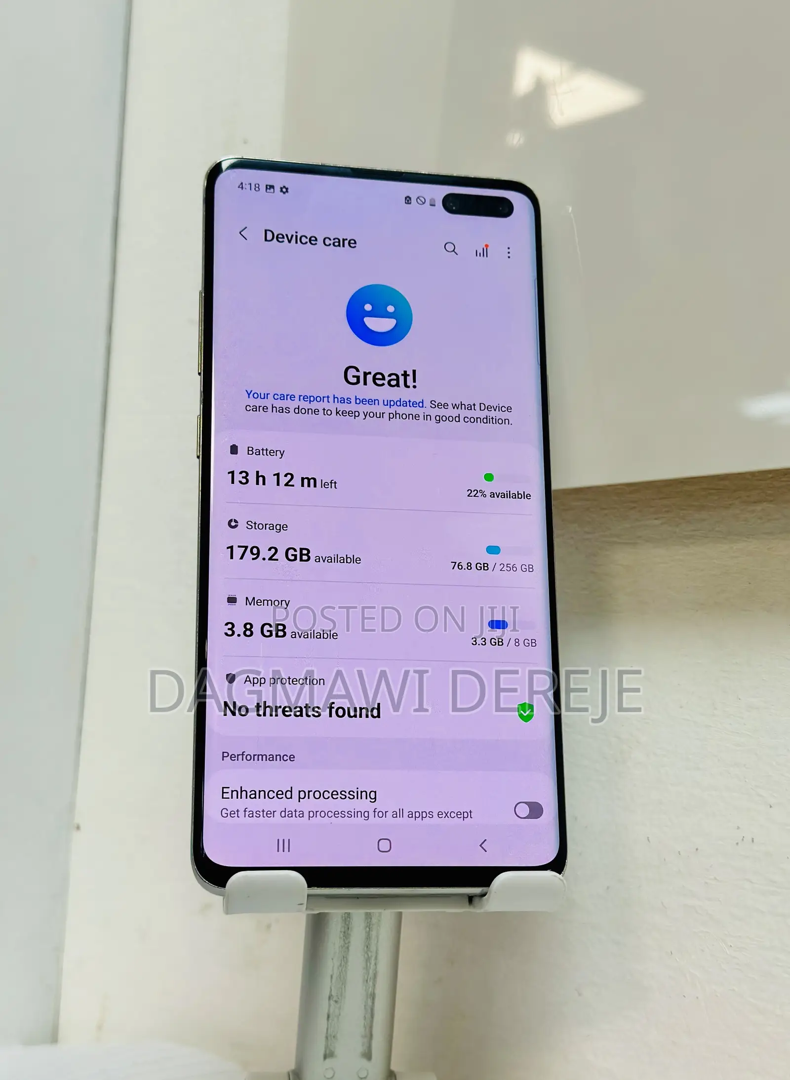 New Samsung Galaxy S10 5G 256 GB Blue