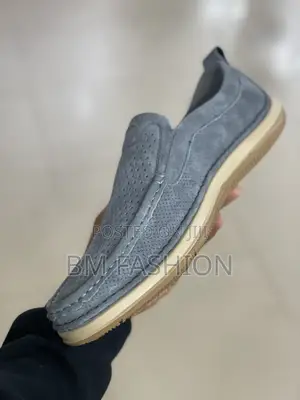 Men’S Gray Loafers Quality Lightweight Shoes