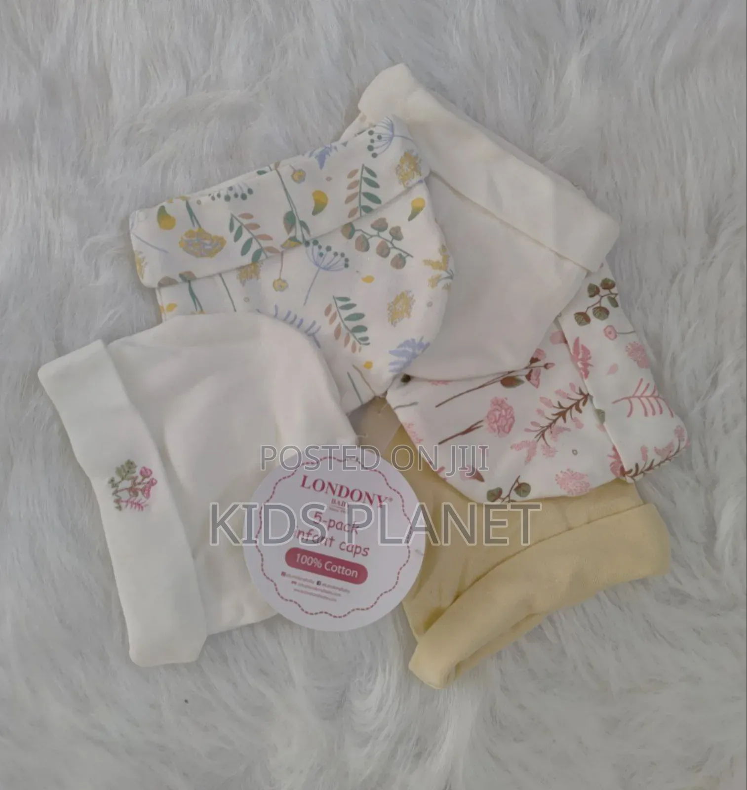 Baby Hats From 0-6m 5pcs Set