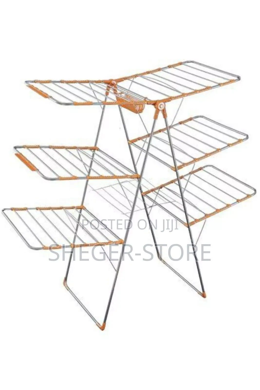 Nokba 6 Wing Cloth Draying Rack ( በአንድ ግዜ 42 የተጨመቁ ልብሶችን ያደርቁበታል )