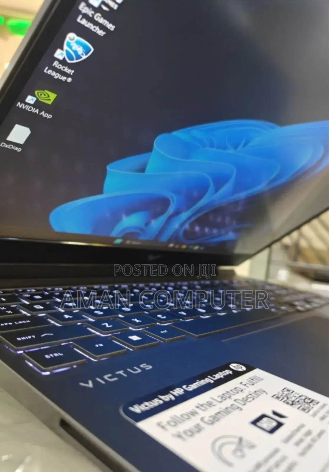 New Laptop HP Victus 15 16GB AMD Ryzen 5 SSD 512GB