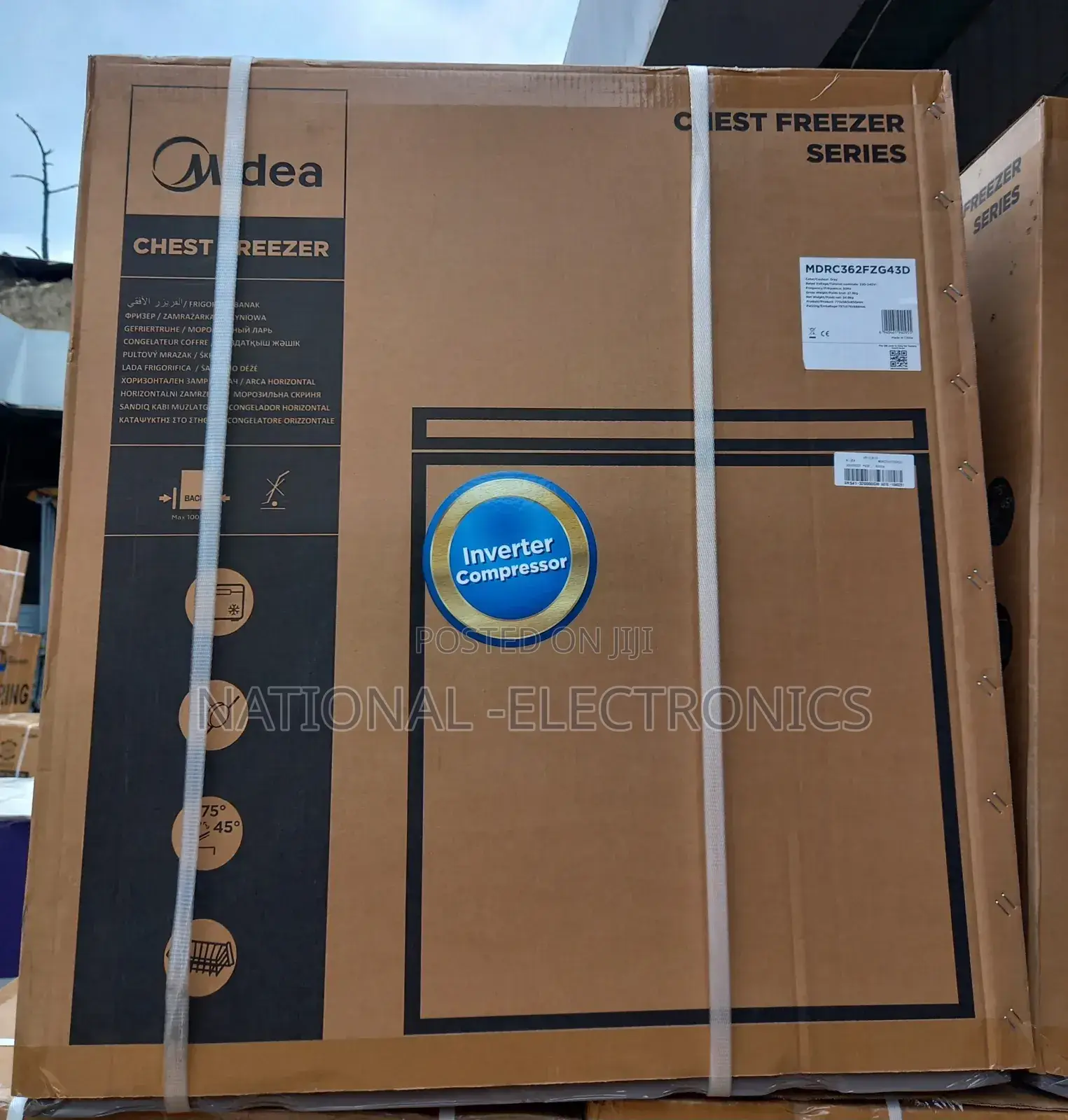 Midea Chest Freezer 362 Deep Inverter Compressor