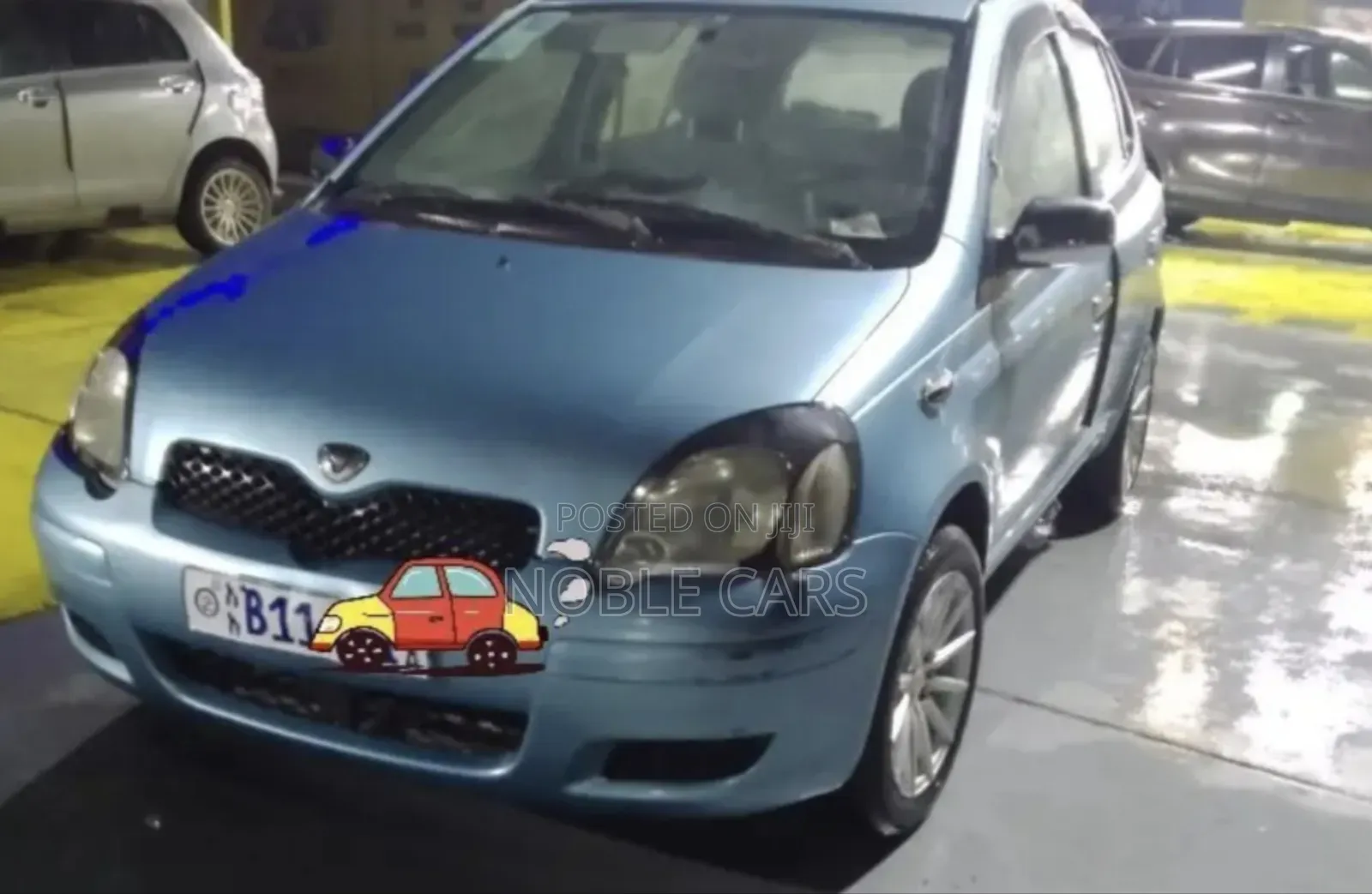 Toyota Vitz 2002 Blue