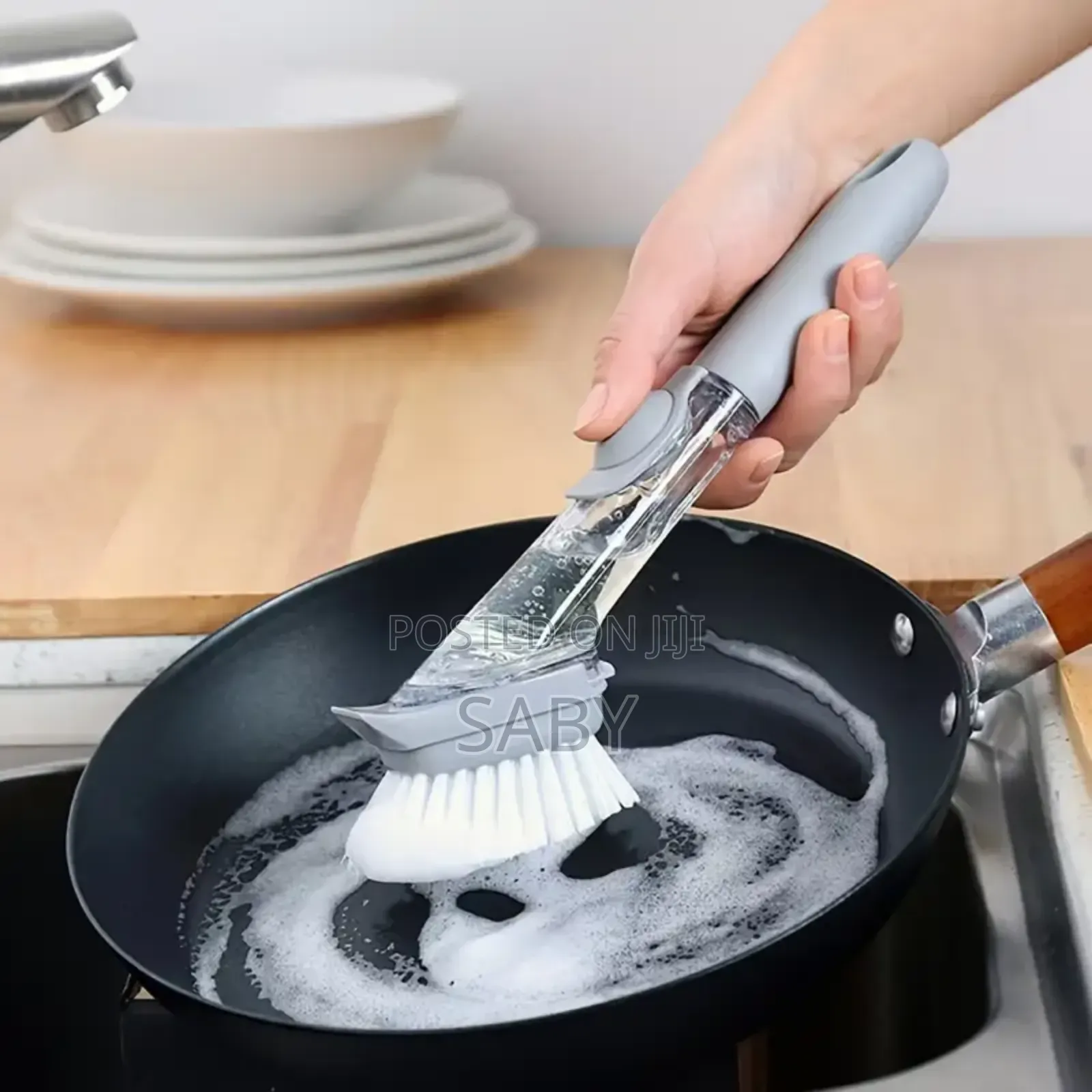 Long Handle Pot Brush