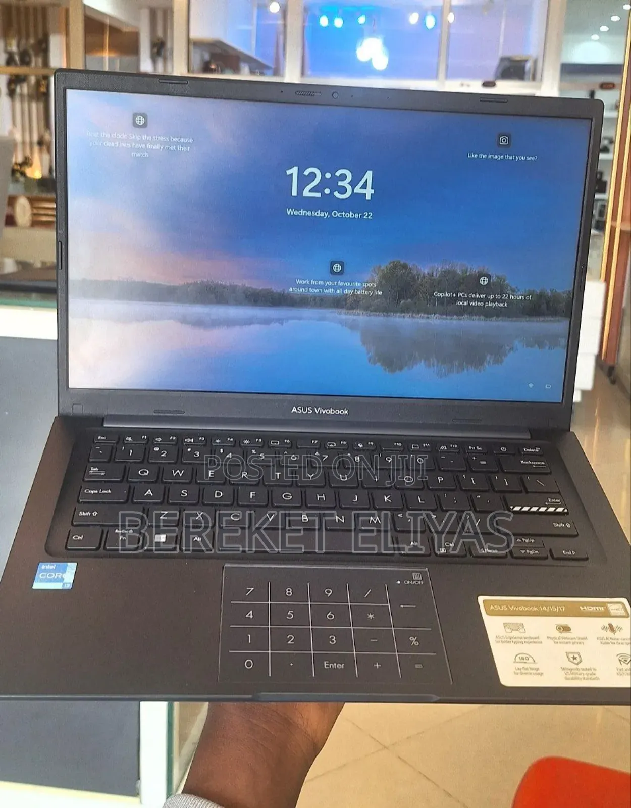 New Laptop Asus VivoBook S14 S410UN 8GB Intel Core I3 SSD 128GB