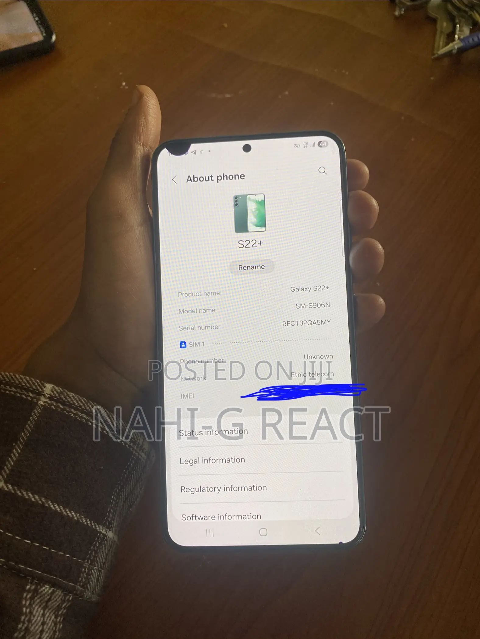 Samsung Galaxy S22+ 5G 256 GB Gray