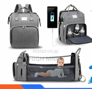 Photo - Baby Diaper Bag and Foldable Bed