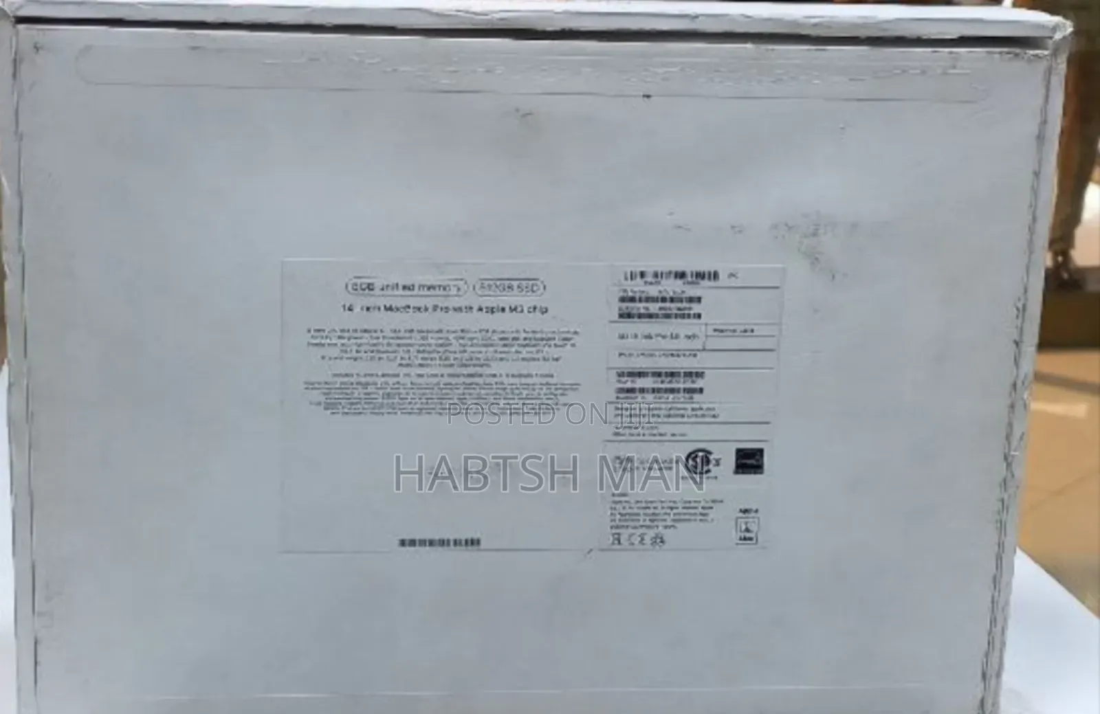 New Laptop Apple MacBook Pro 2024 M3 14-inch 8GB Apple M4 SSD 512GB