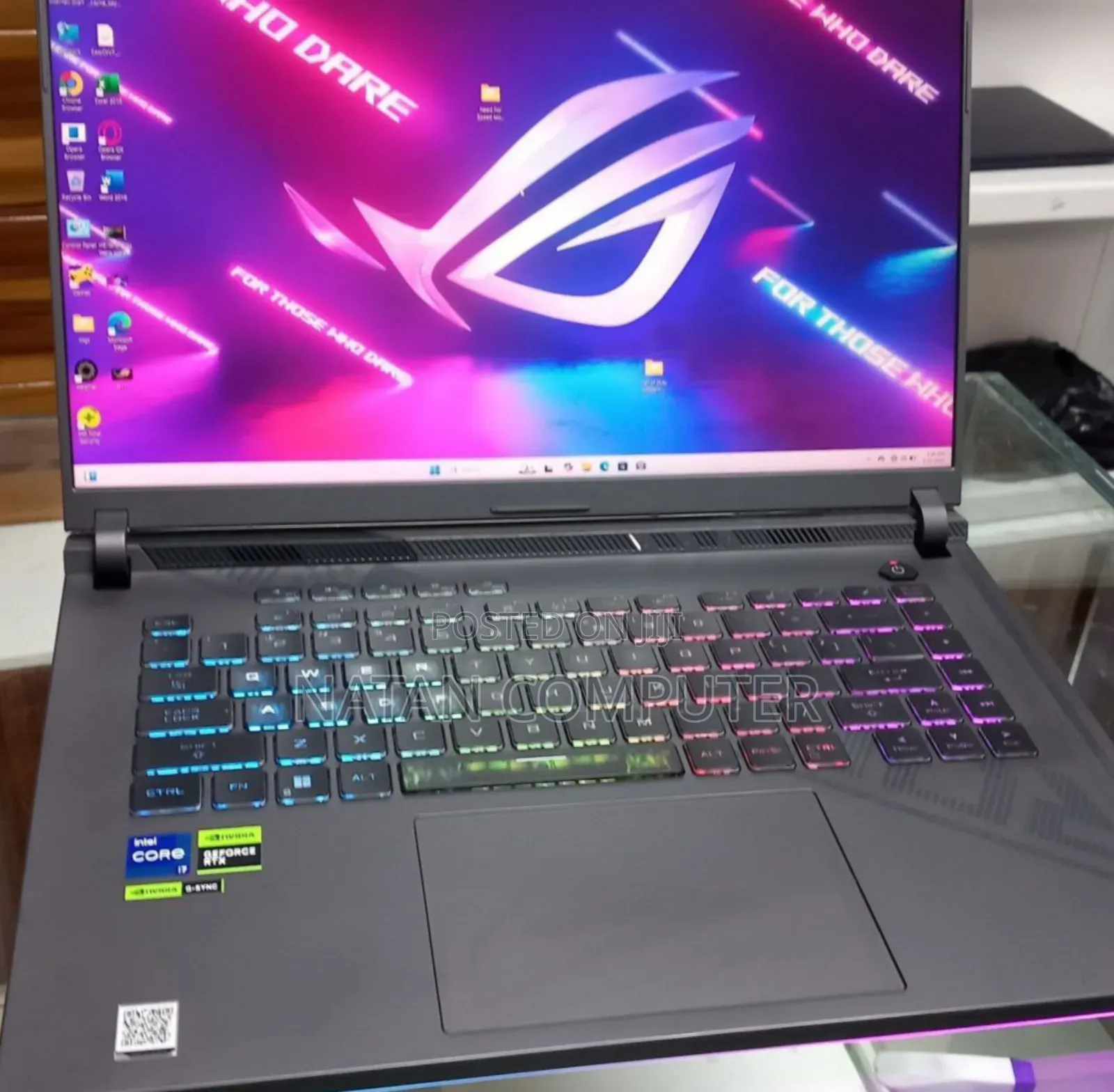 New Laptop Asus ROG Strix G16 G614 16GB Intel Core I7 SSD 1T