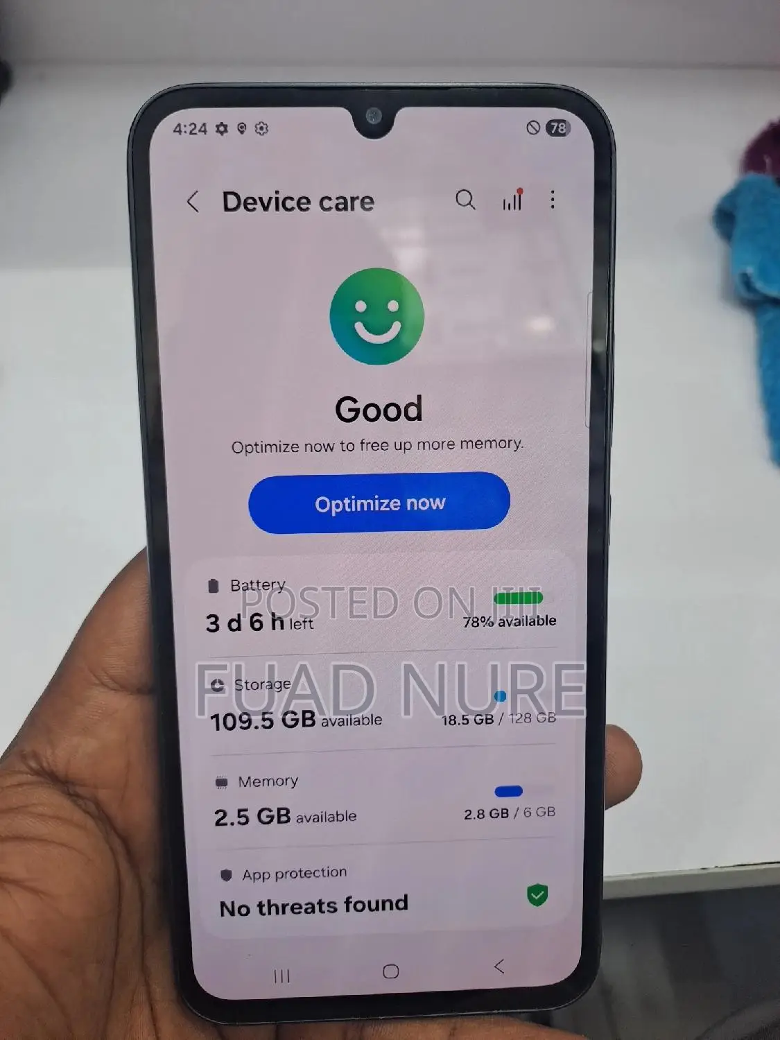 New Samsung Galaxy A34 5G 128 GB Blue