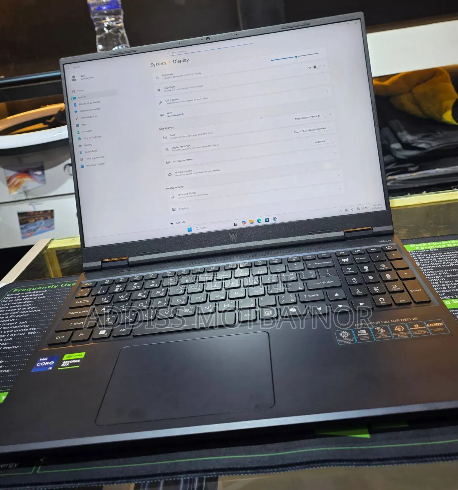 New Laptop Acer Predator Helios 300 16GB Intel Core I9 SSD 1T