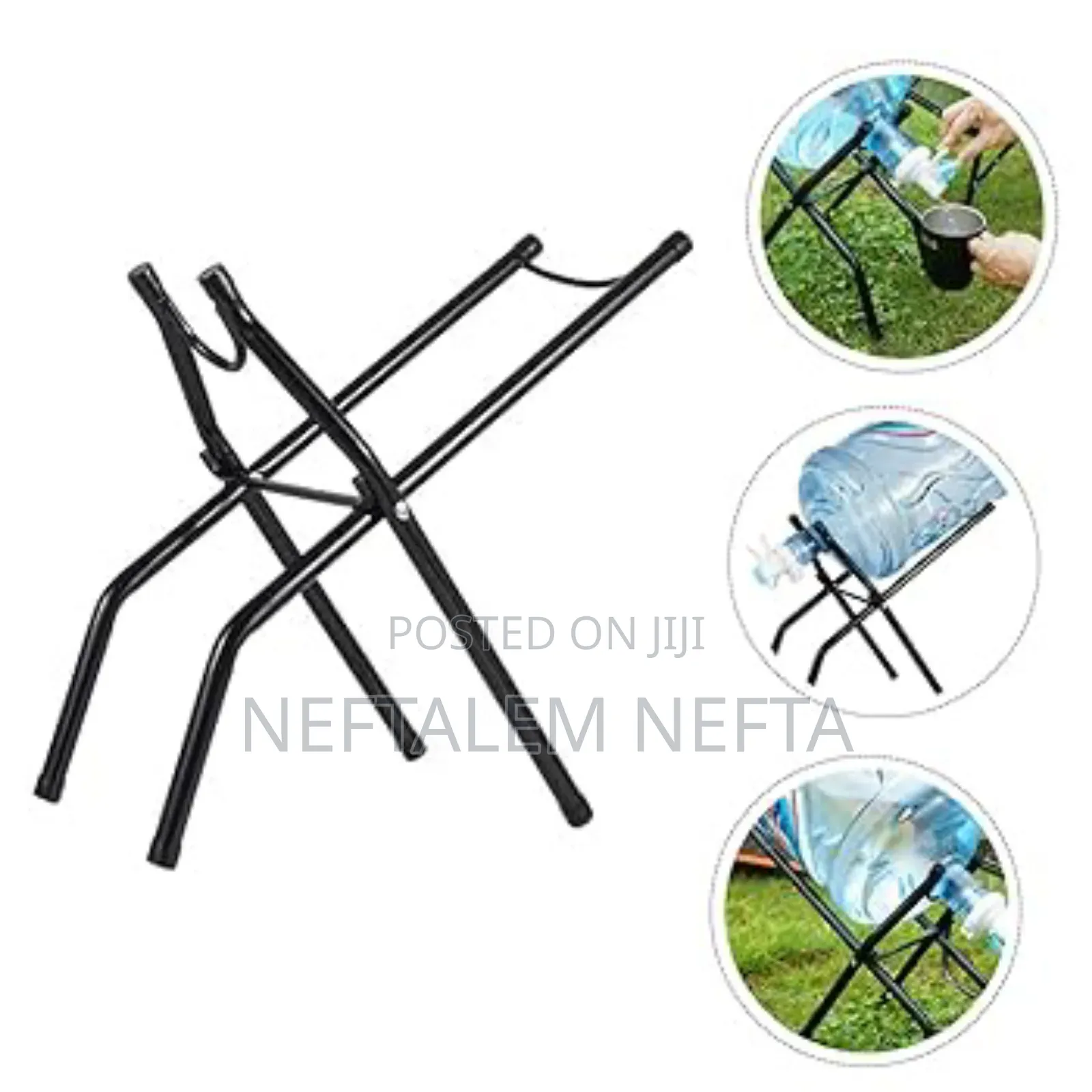 Foldable Water Bottle Stand and Dispenser