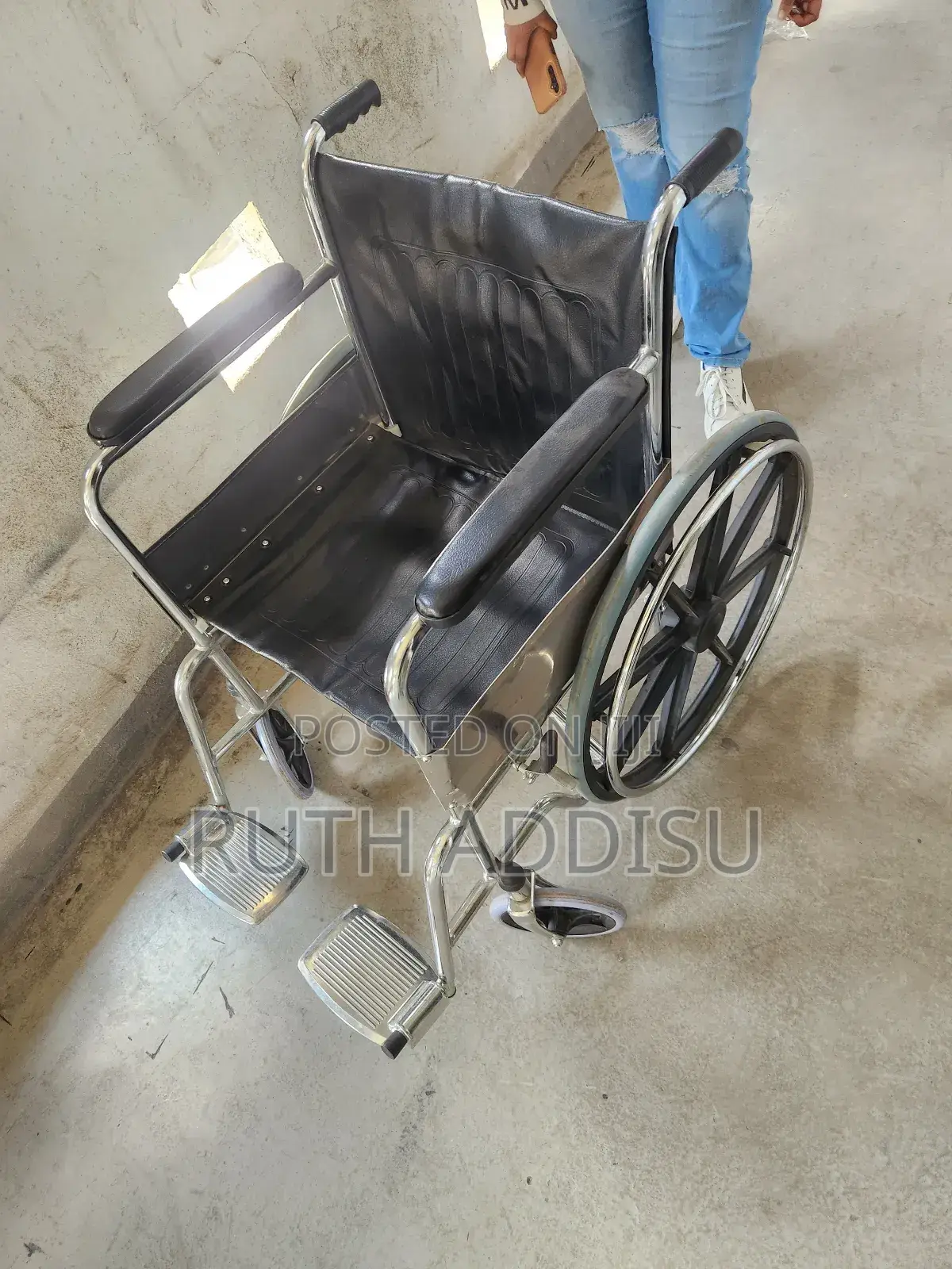 Foldable Brand New Wheelchair癲馬medical Wheelchair使命wheelchair Almunium