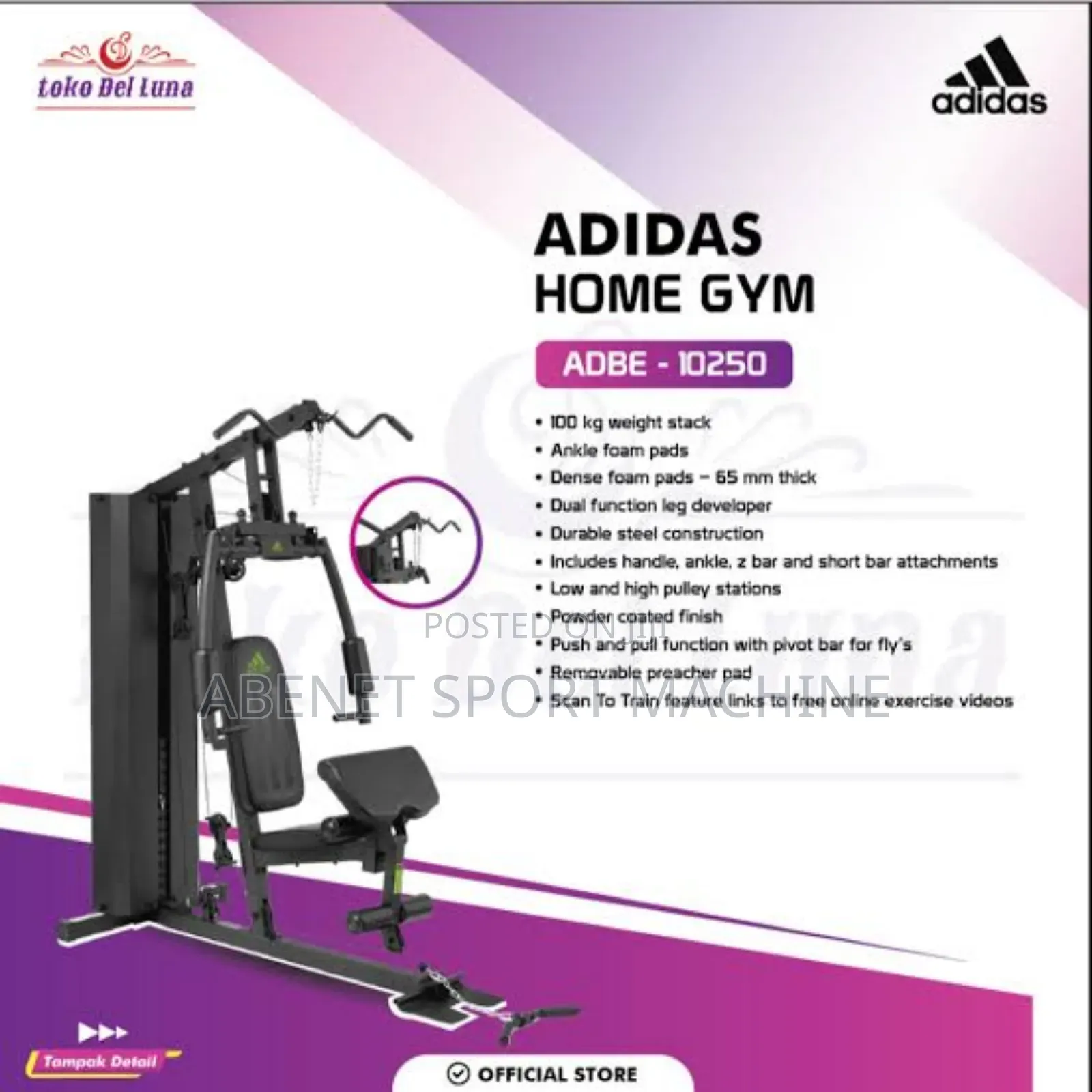 New Adidas Performance Home Gym