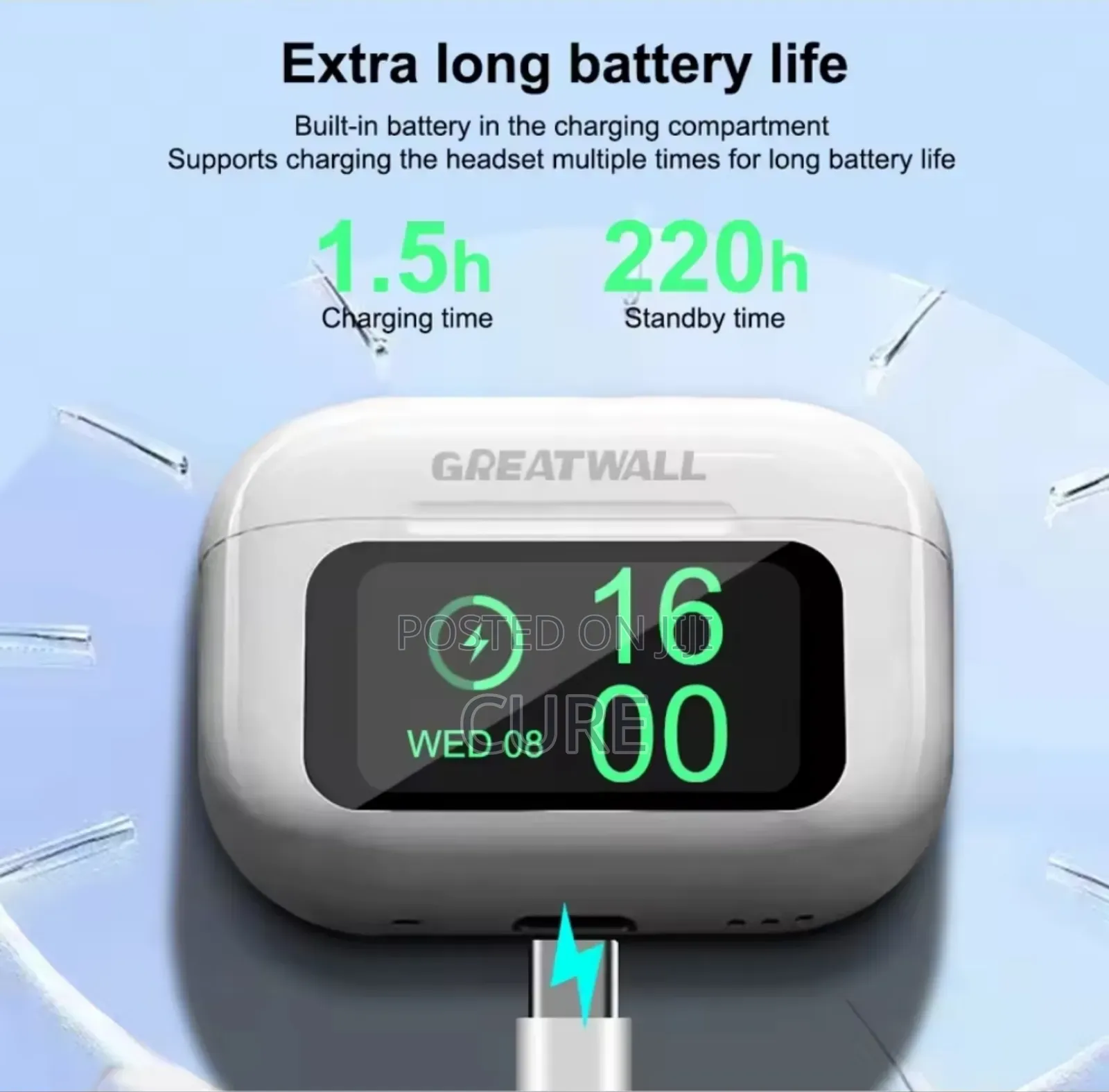 Greatwall Headphones (Air Pro 9) With Touchscreen