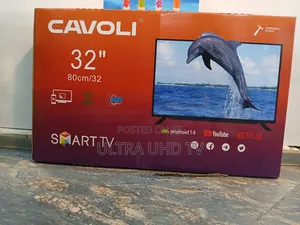 Photo - Cavoli 32 Inch Smart Double Glass Smart Tv