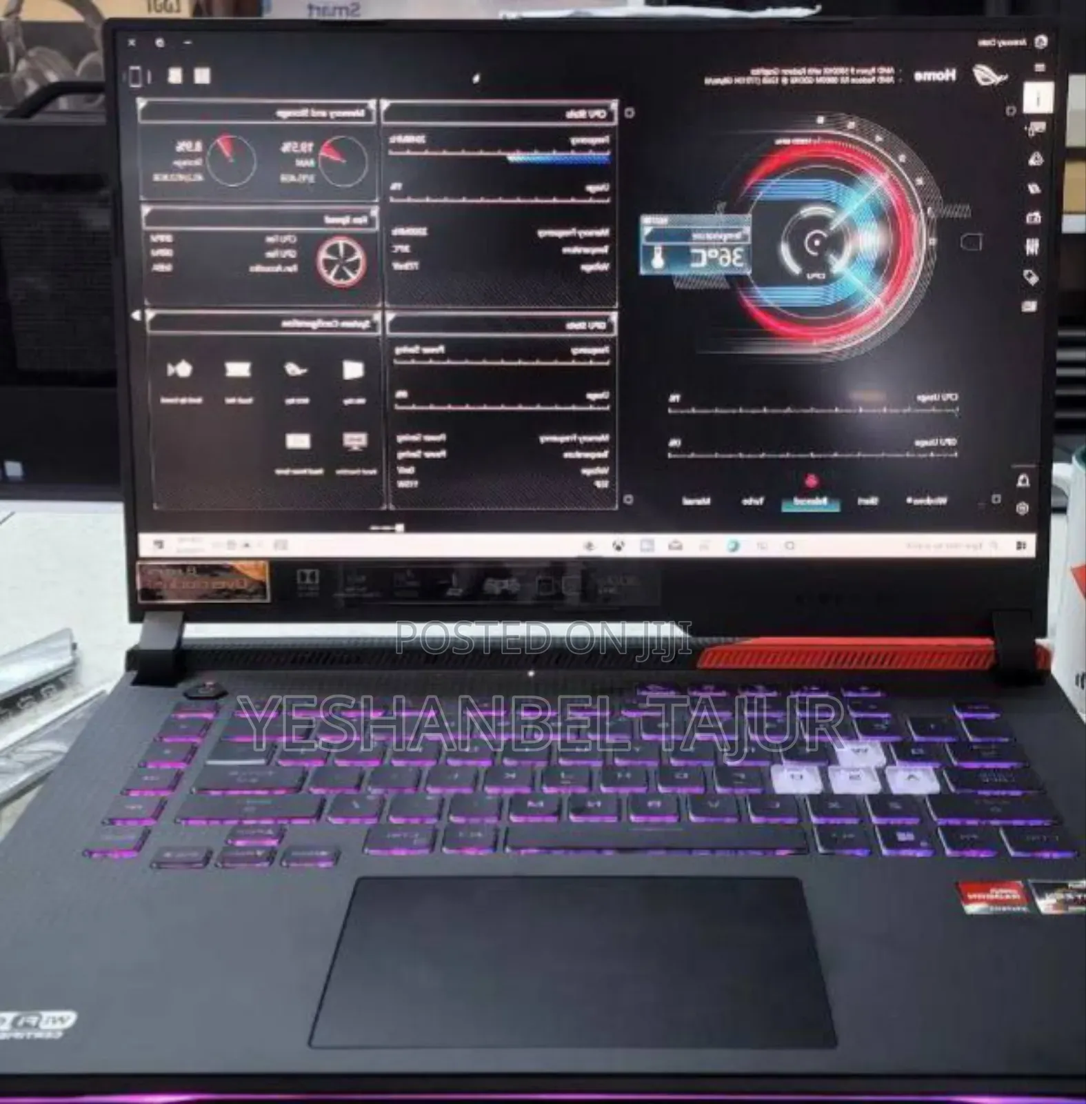 New Laptop Asus ROG Strix G15 16GB AMD Ryzen 9 SSD 512GB