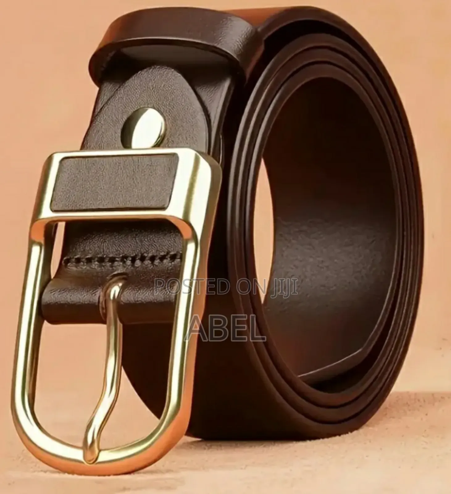 Men's Retro Coffee Belt