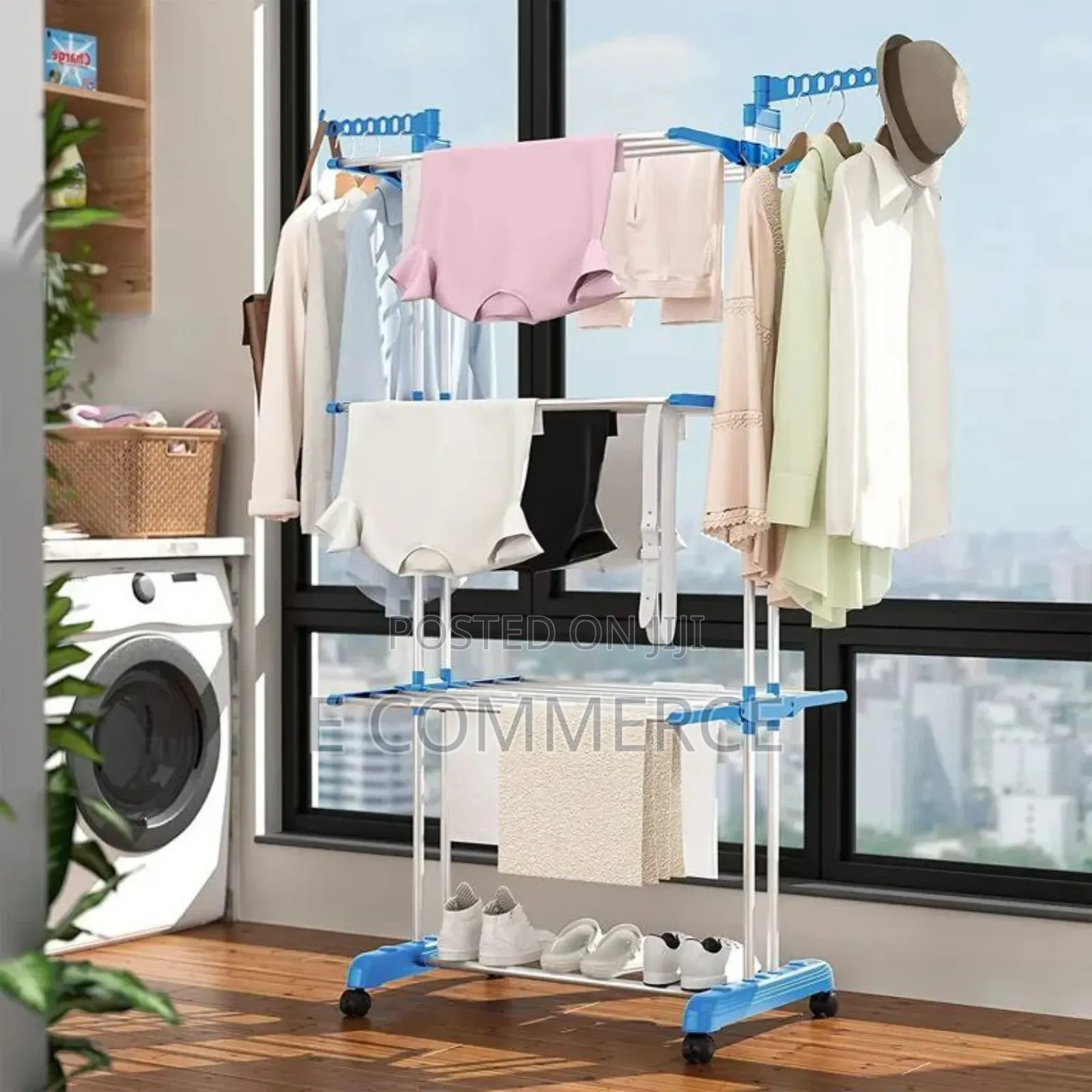 Three Layer Clothes Hanger Rack