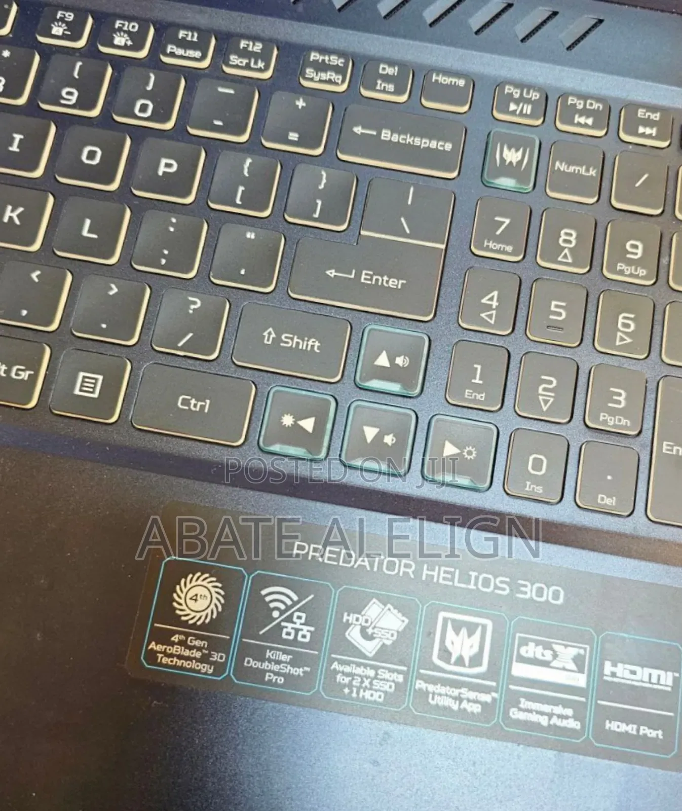 New Laptop Acer Predator Helios 300 16GB Intel Core I7 SSD 1T