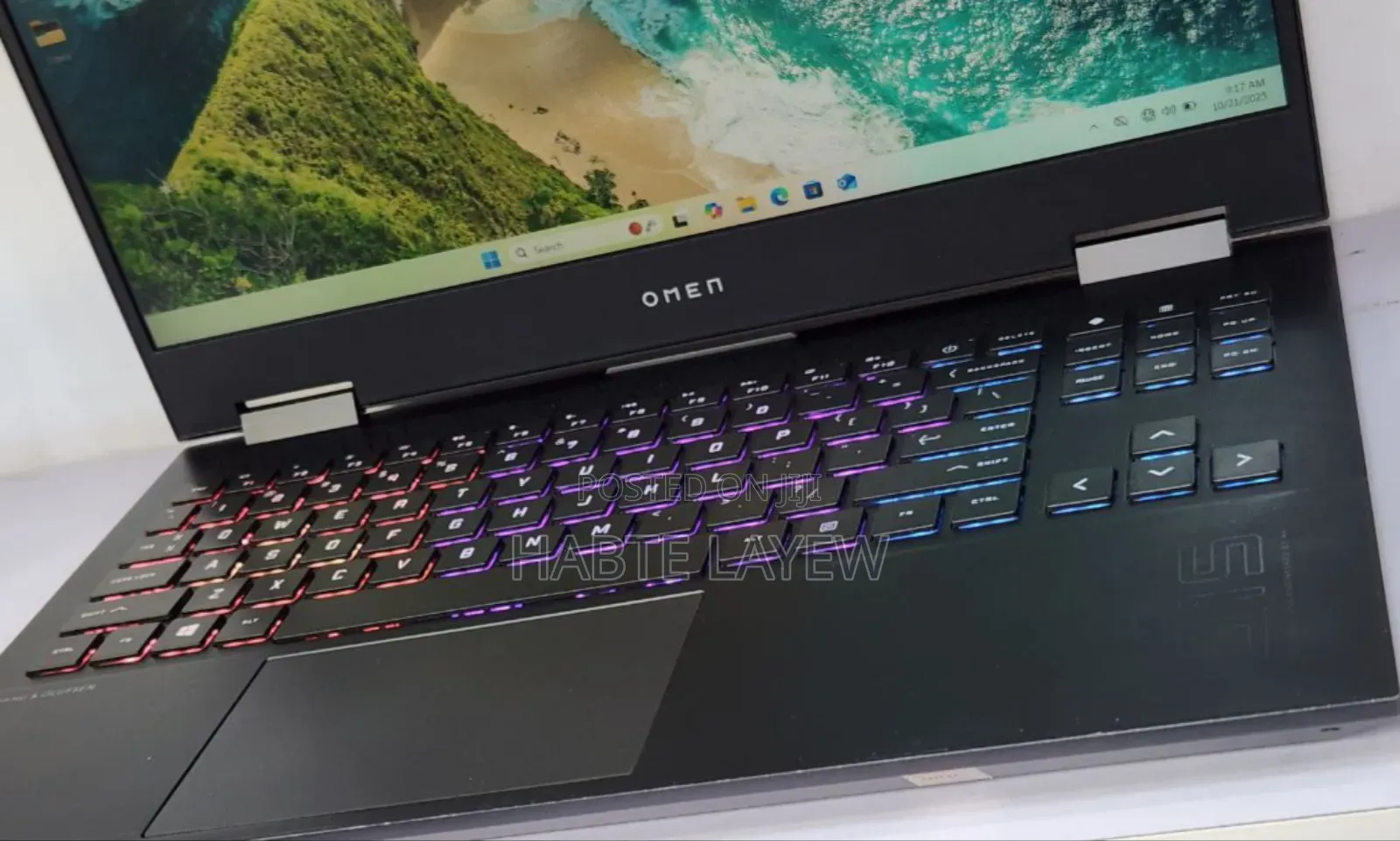 New Laptop HP Omen 15 16GB AMD Ryzen 7 SSD 512GB
