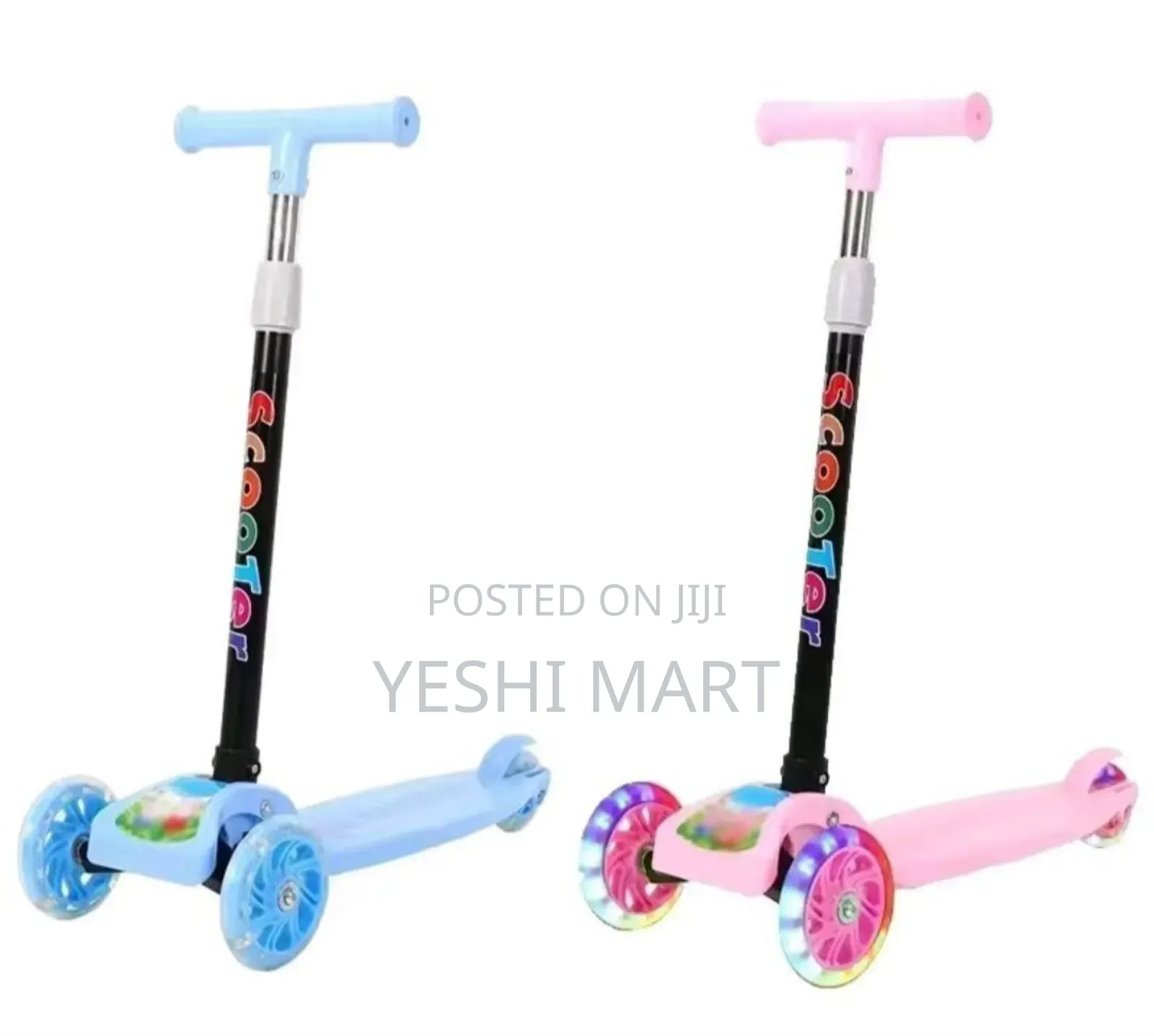 Kids Scooter Silent Wheel Light Up Toys Wear Resistance Weel Children'